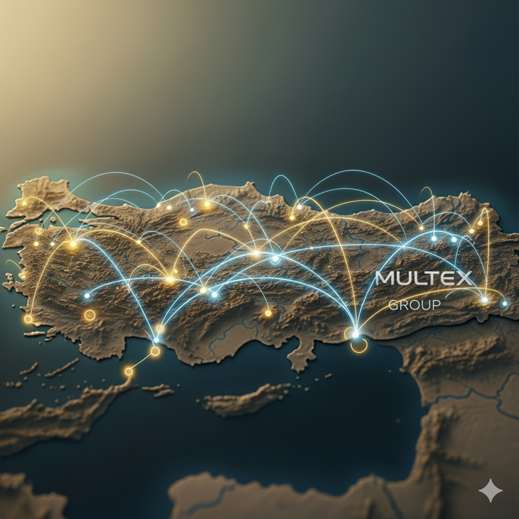 Multex Group Türkiye Hizmet Ağı Haritası
